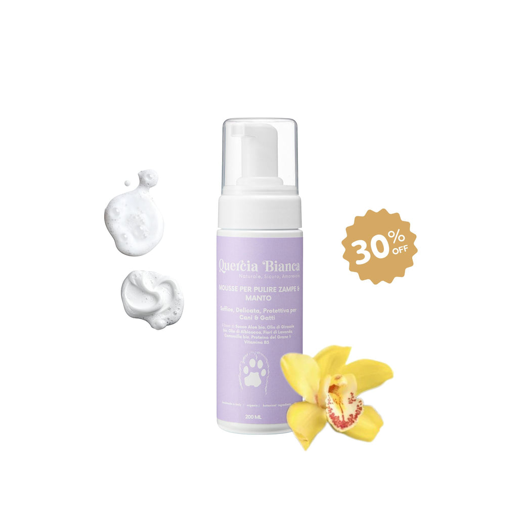 Mousse detergente senza risciacquo