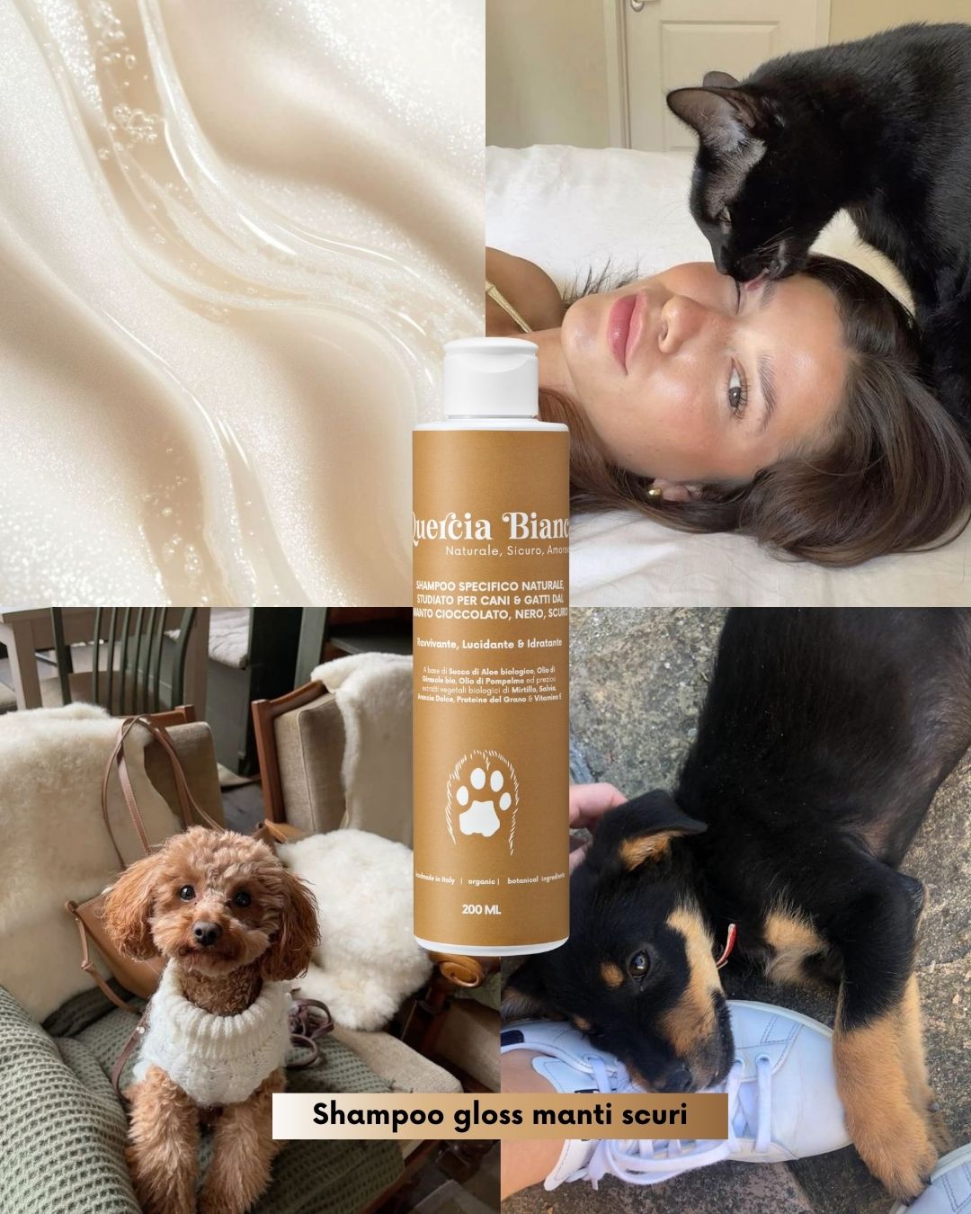 Shampoo Gloss manti scuri