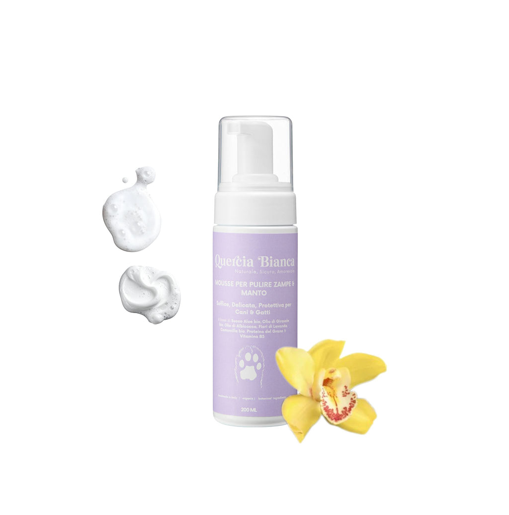 Mousse detergente senza risciacquo